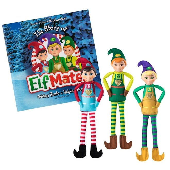 Elf On The Shelf Elf Mates plush dolls, three pack with book
