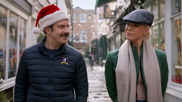 Jason Sudeikis and Hannah Waddingham in 'Ted Lasso' Season 2