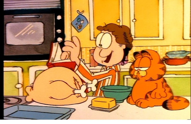 Watch 'Garfield's Thanksgiving' on YouTube. 