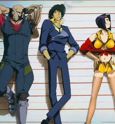The main characters from the Cowboy Bepop anime series