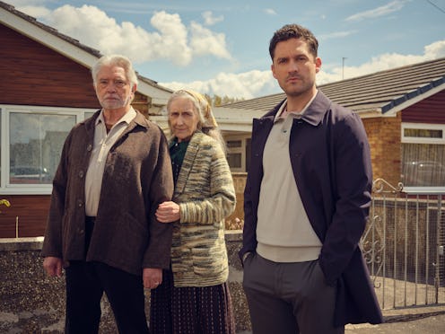 Ben Aldridge as DI Matthew Venn, Martin Shaw as Dennis Stephenson, and Anita Dobson as Grace Stephen...