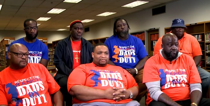 Fathers of students at Southwood High School in Louisiana have formed a volunteer group called Dads ...