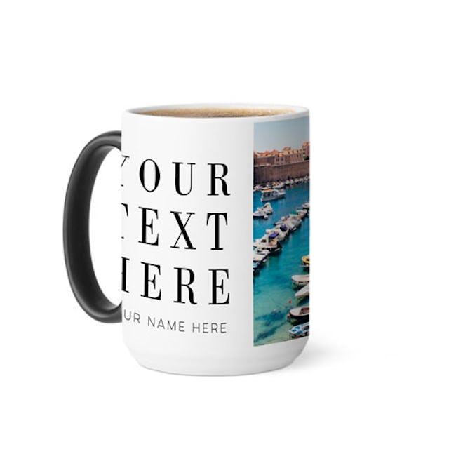 Text Gallery Color Changing Mug