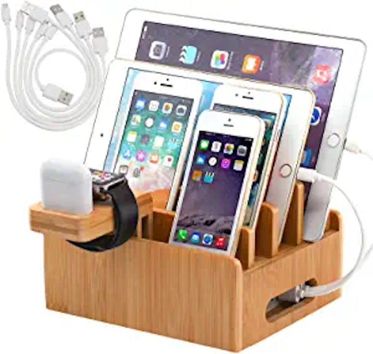Pezin & Hulin Bamboo Charging Stations for Multiple Devices