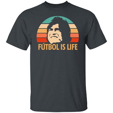 Ted Lasso inspired 'Futbol Is Life" tee-shirt for gifting
