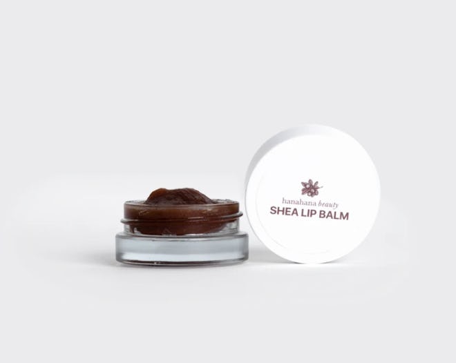 shea butter lip balm in pot