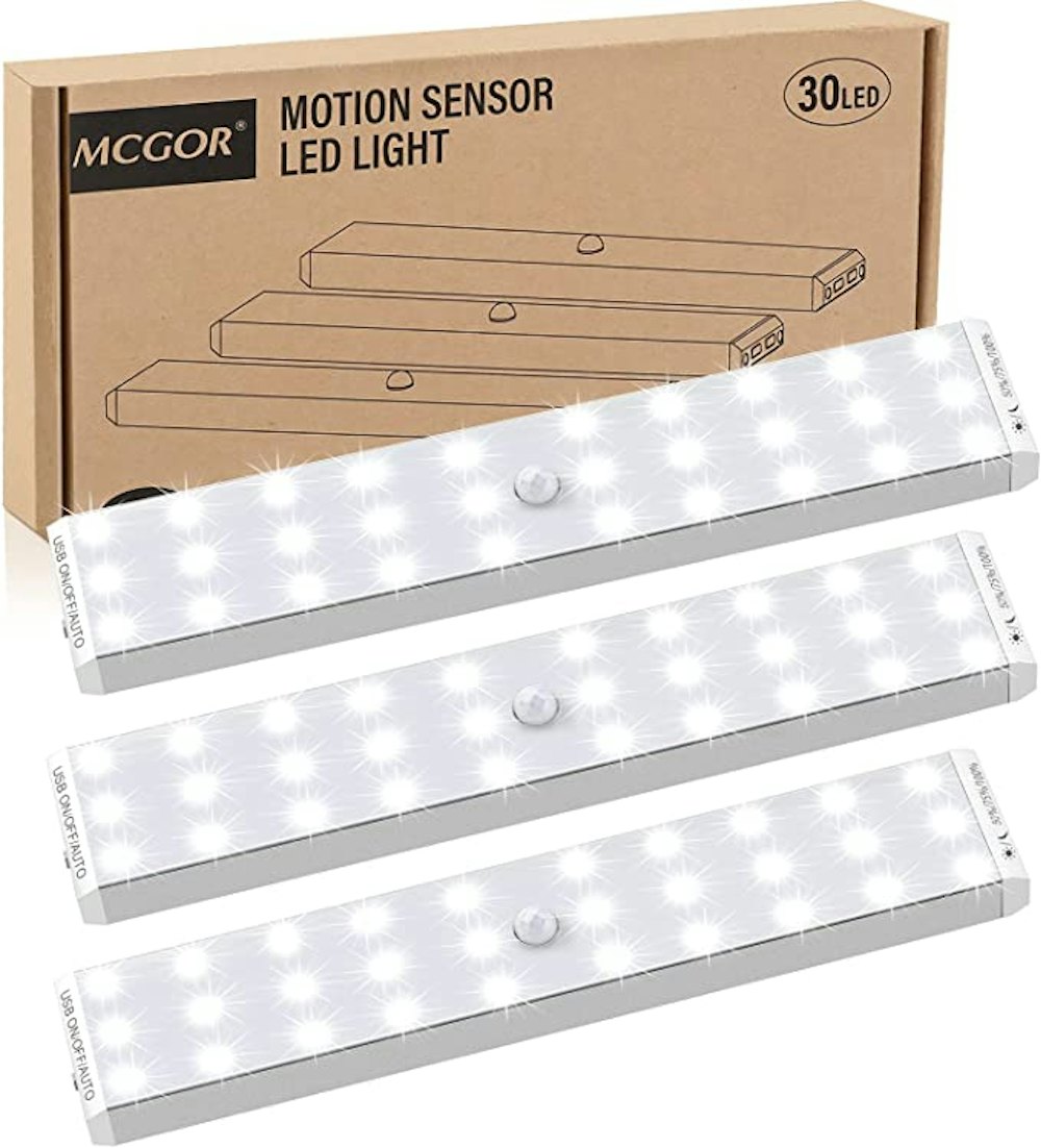 MCGOR LED Closet Lights (3-Pack)