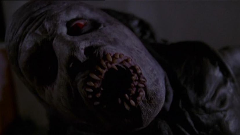 A monster roams Sunnydale in "Listening to Fear."
