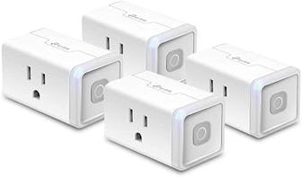 Kasa Smart Smart Home Wi-Fi Outlet (4-Pack)