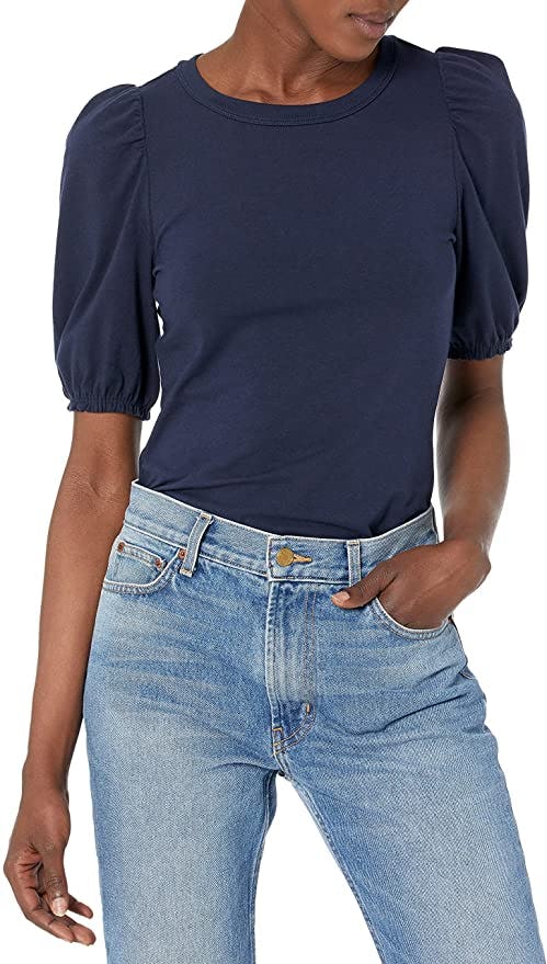 Amazon Essentials Puff Short-Sleeved Crewneck T-Shirt