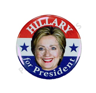 2016 Hillary Clinton for President Campaign Button