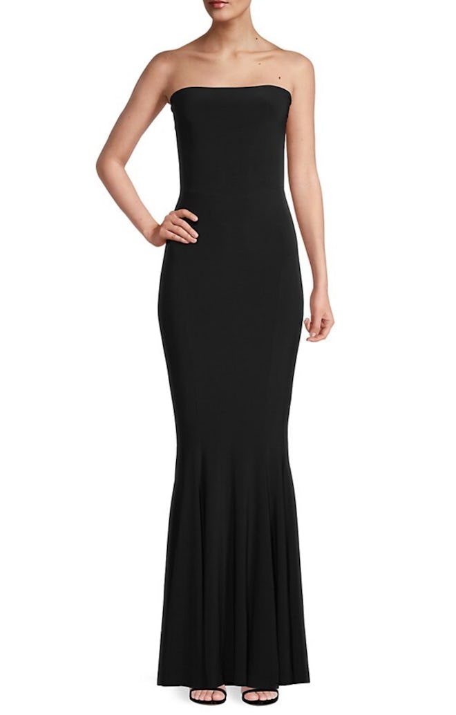 Norma Kamali Strapless Mermaid Gown