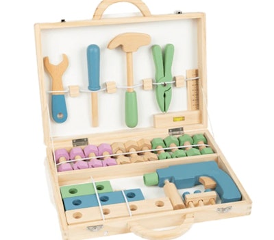 Product image for a toy Tool Box Playset; best gifts for 3-year-olds