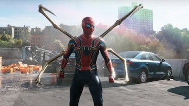 The Iron Spider suit in Spider-Man: No Way Home.