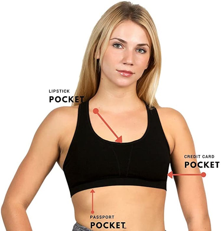 Handee Bra Racerback Pockets Bra