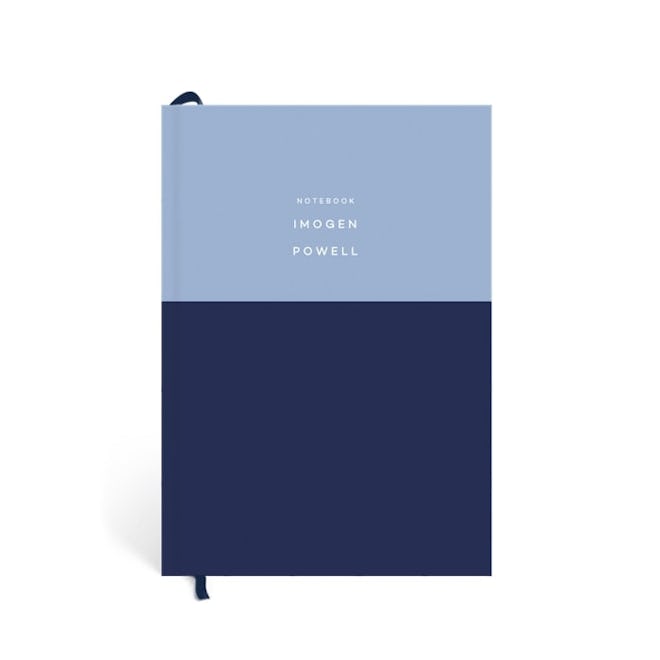 personalized colorblock notebook
