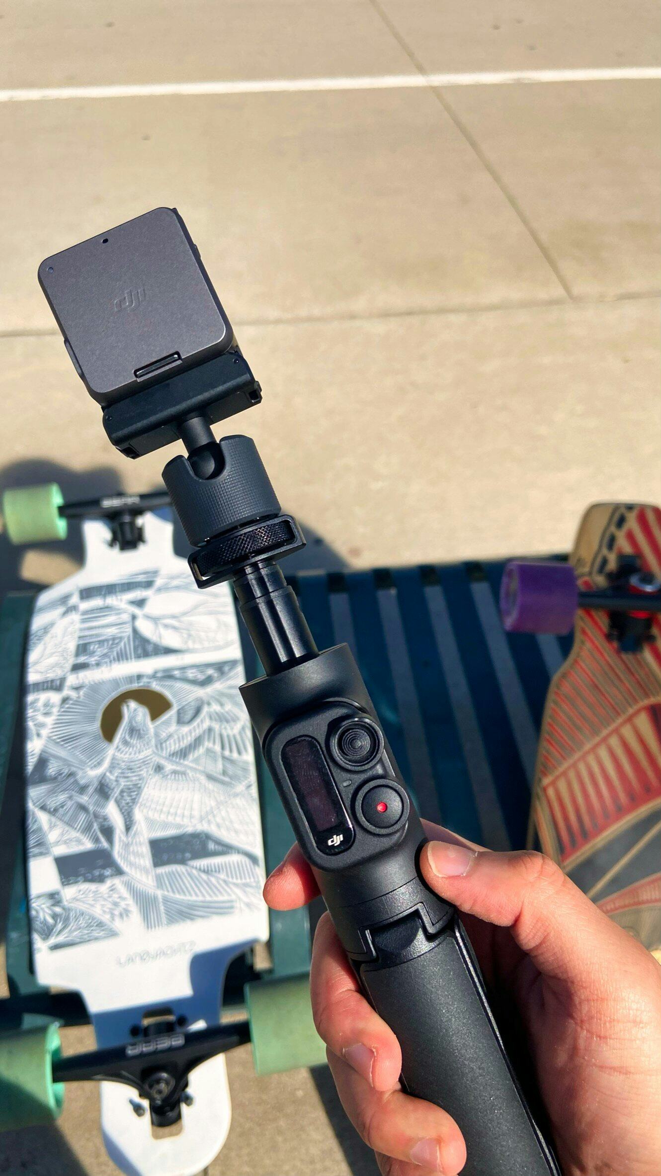 Action Remote Control Extension Rod DJI Giu00e1 Tu1ed1t