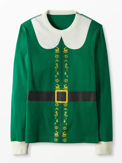 Hanna Andersson Adult Warner Bros™ Elf Long John Top In Organic Cotton