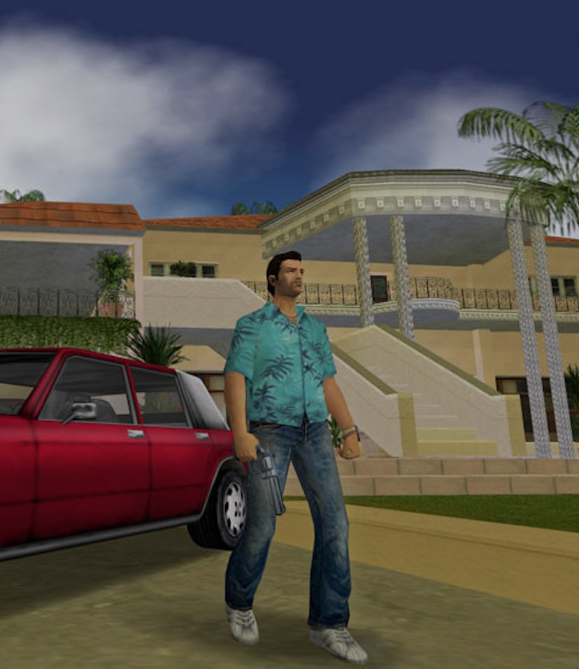 A screenshot from the original GTA Vice City