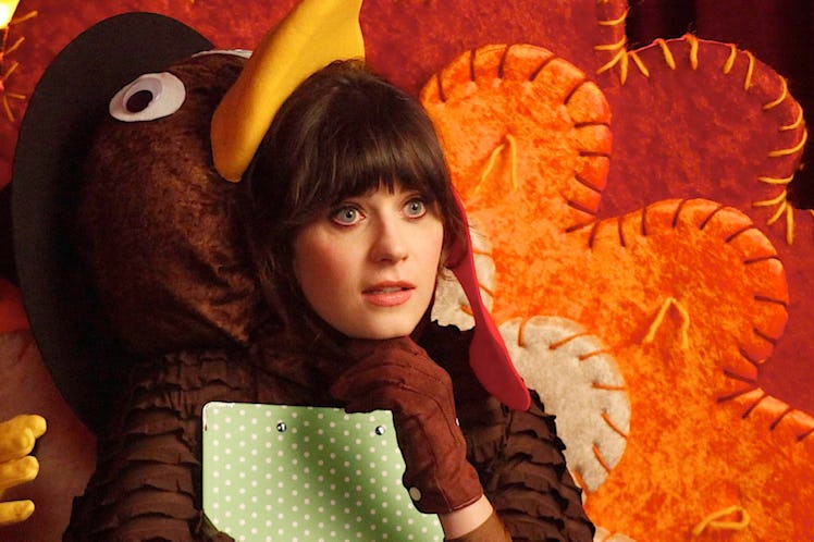 Zooey Deschanel played Jessica Day in a Thanksgiving episode of 'New Girl.'