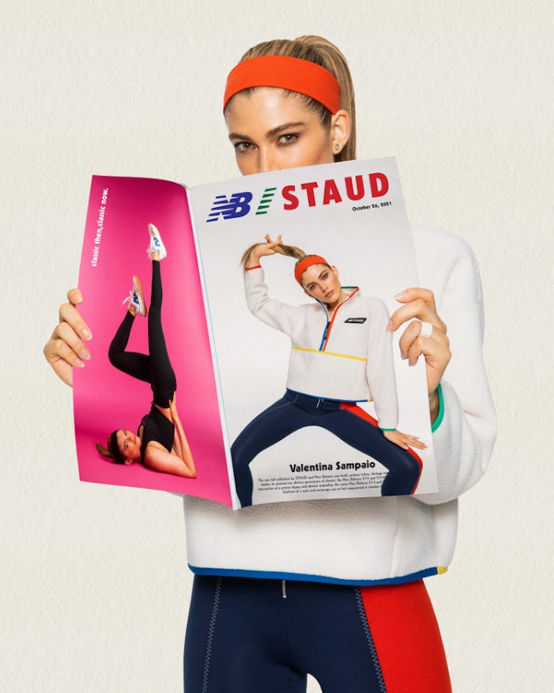 The campaign photo for New Balance and STAUD.