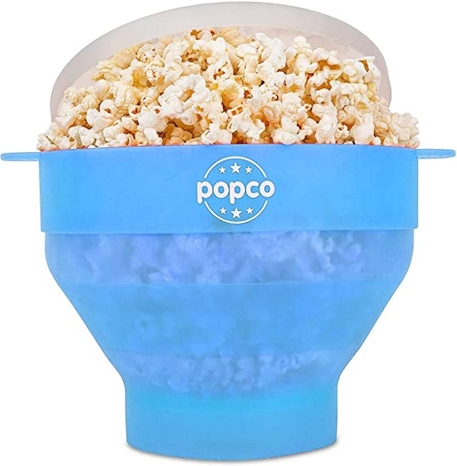 The Original Popco Silicone Microwave Popcorn Popper with Handles