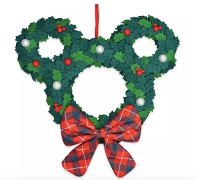 Mickey Mouse felt wreath