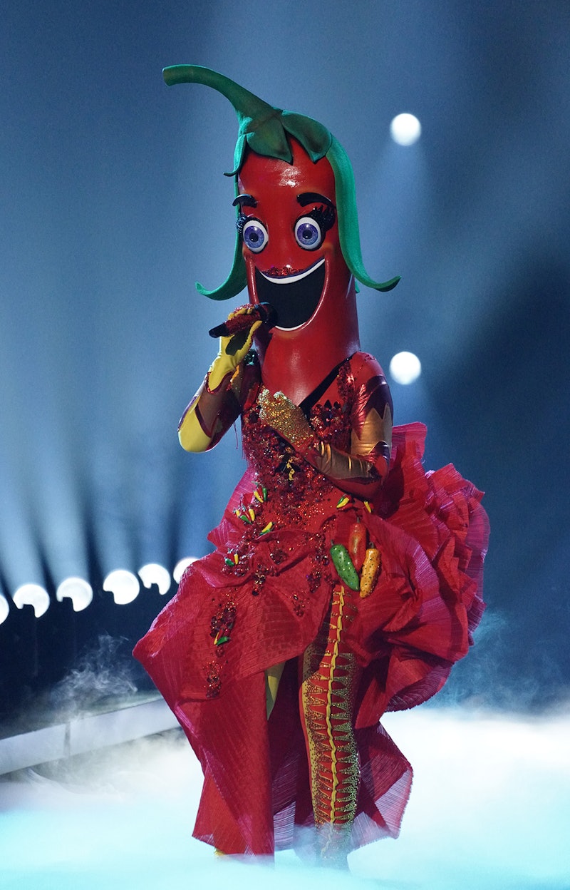 Pepper performs in Season 6 of 'The Masked Singer.'