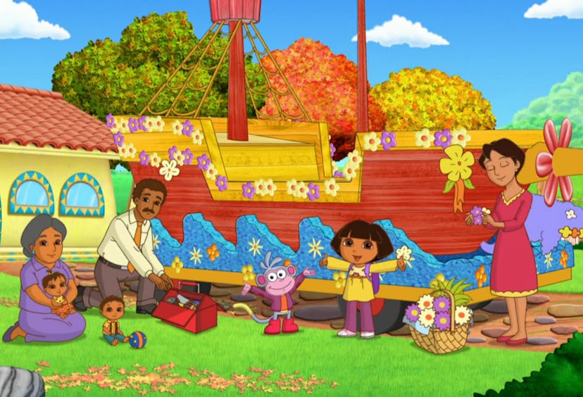 Dora the Explorer's Thanksgiving special for kids.
