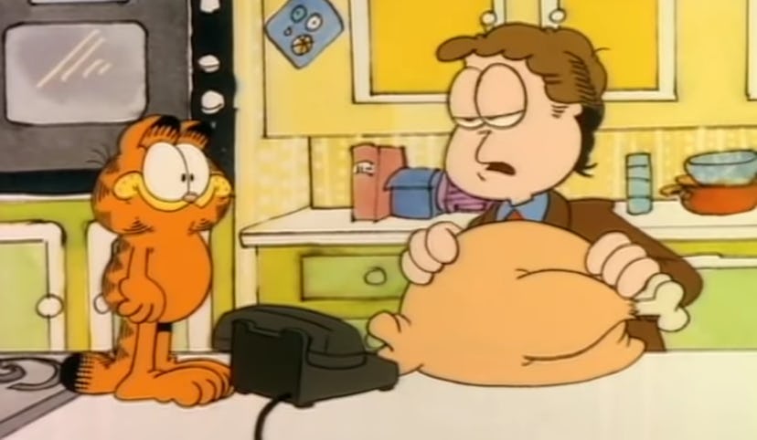 Garfield's Thanksgiving premiered in 1996.
