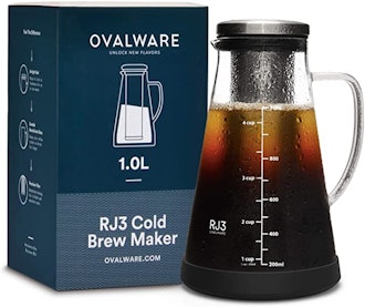 ovalware Airtight Cold Brew Iced Coffee Maker