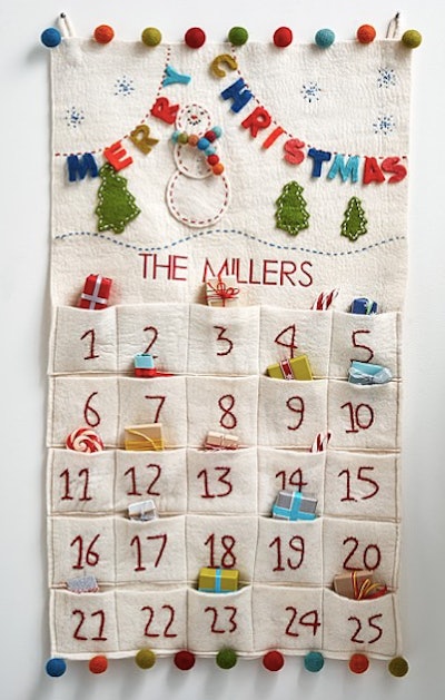 Personalized DIY advent calendar
