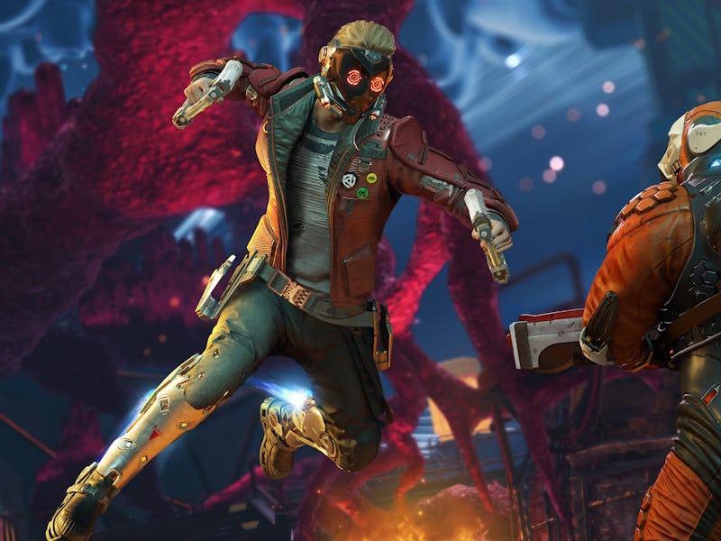 marvels guardians of the galaxy game star lord