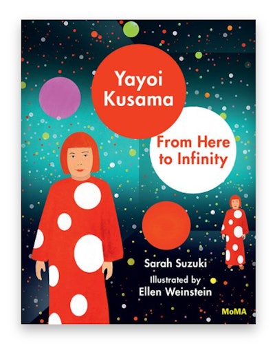 Cover art for 'Yayoi Kusama: From Here to Infinity!'