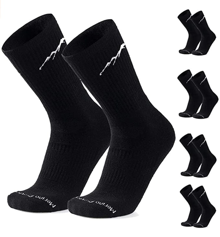 Merino Protect Men's Merino Wool Socks (4-Pack)