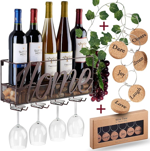 TRIVETRUNNER-ANNA STAY Wall Mounted Wine Rack 