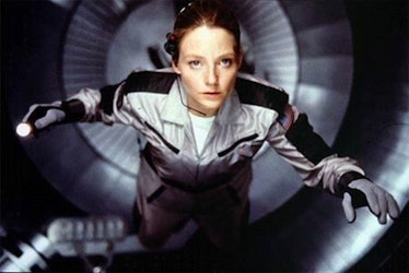 Jodie Foster plays scientist Ellie Arroway in Contact.