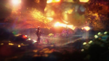 Hank Pym (Michael Douglas) exploring the Quantum Realm in Ant-Man and the Wasp