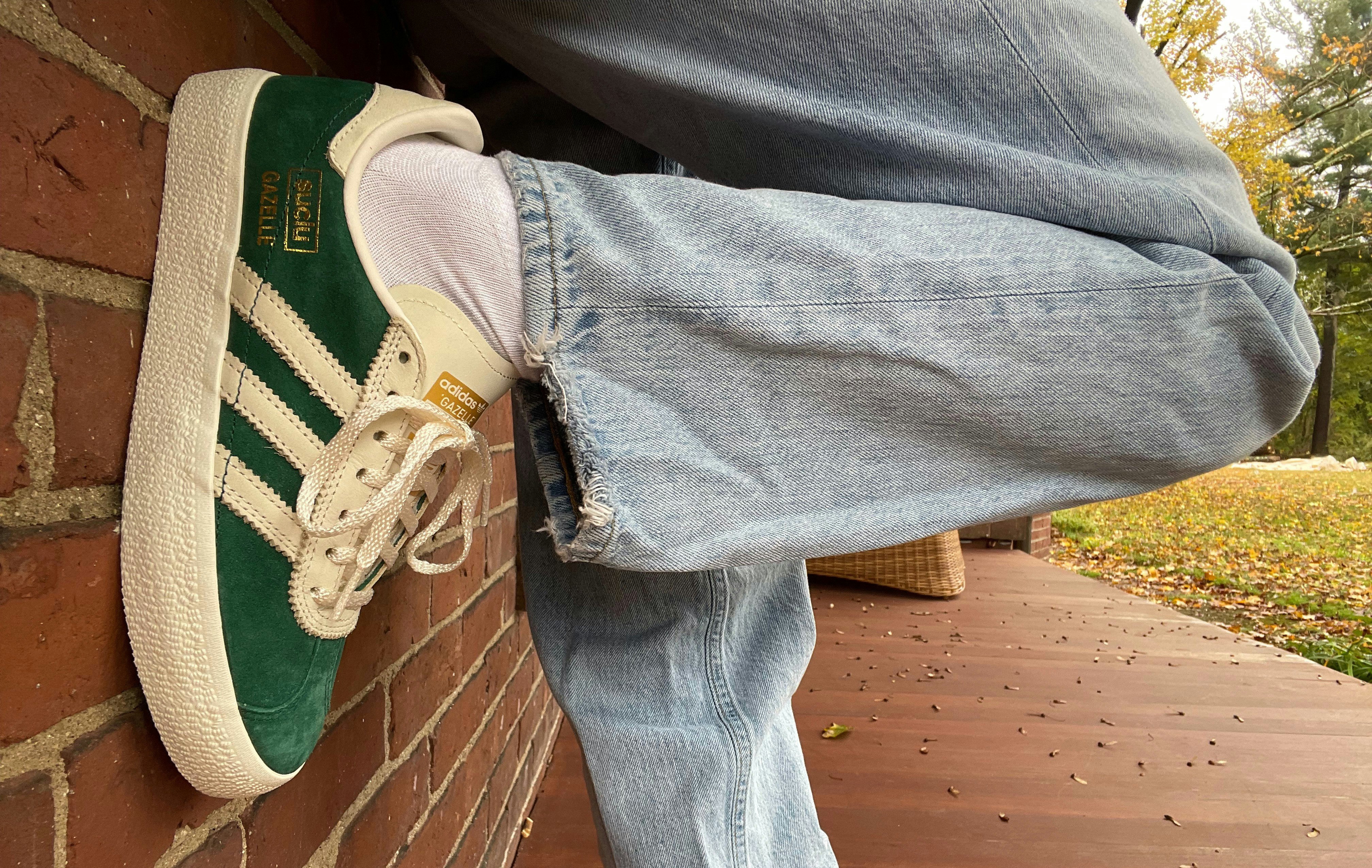 Wearing Adidas Mark Suciu Gazelle An awesome vintage inspired sneaker