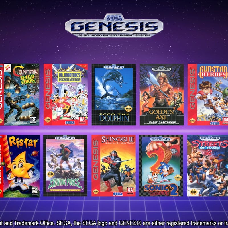 Switch Online Genesis Launch titles