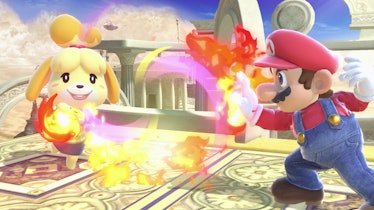 smash ultimate isabelle mario