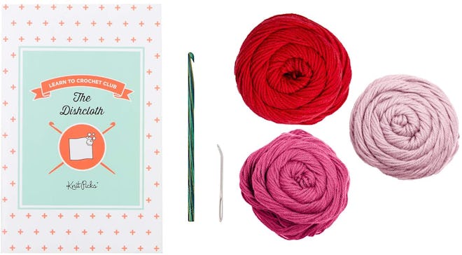 Knit Picks Learn To Crochet Beginner Kit: Dishcloth