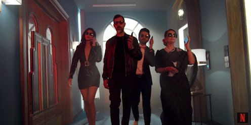 The cast of 'Call My Agent: Bollywood' walking through a hallway.