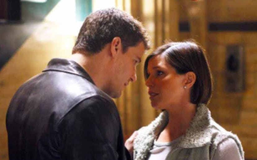 Angel and Cordelia dated on the 'Buffy' spinoff 'Angel.'