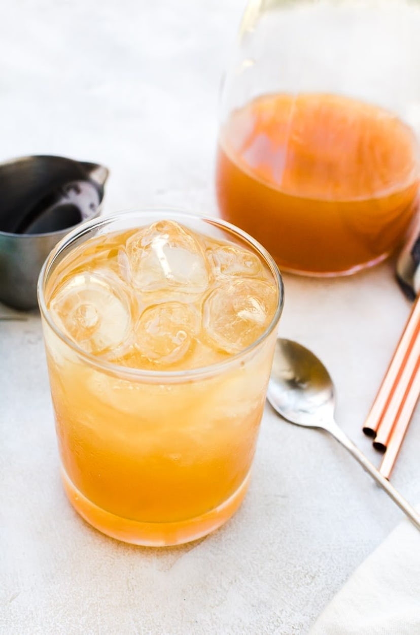 A pumpkin cocktail is one Halloween cocktail to make at home.