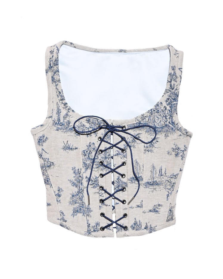 Countryside Tapestry Corset from all is a gentle spring.