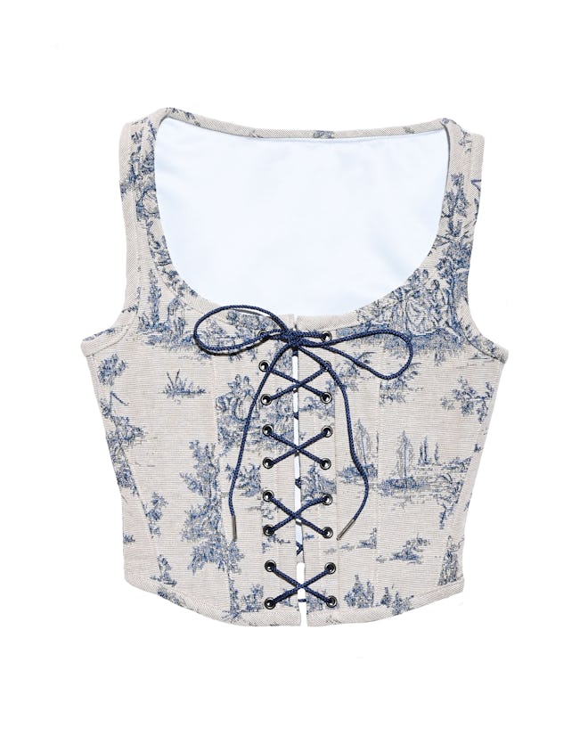 Countryside Tapestry Corset from all is a gentle spring.