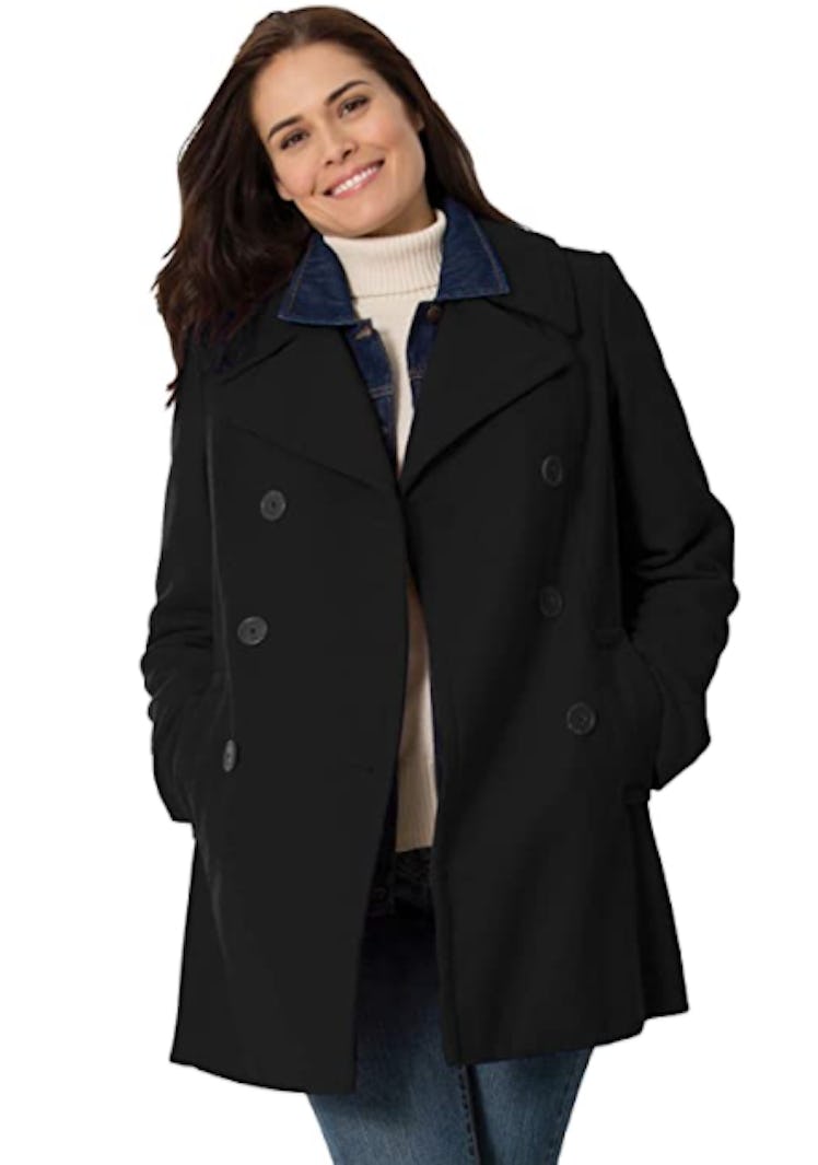 Best Plus Size Wool Peacoat