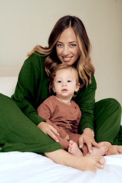 Amanda Hirsch poses with her son Noah.