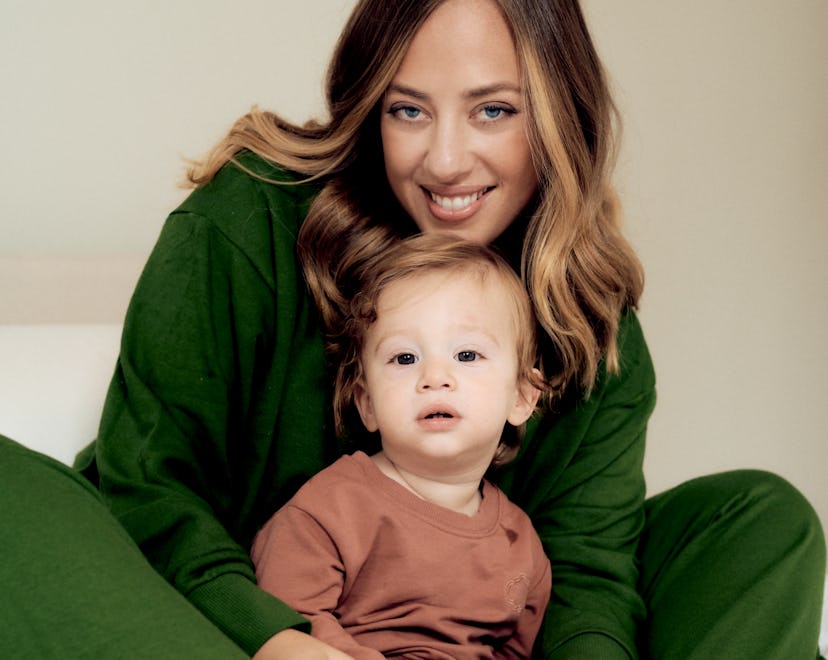 Amanda Hirsch poses with her son Noah.